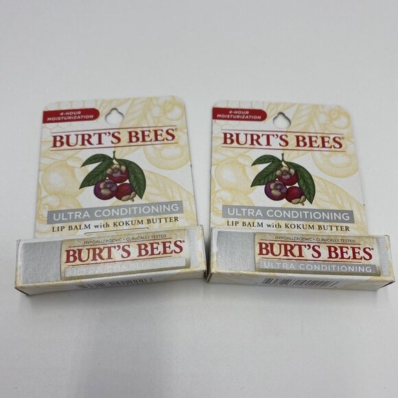 2 x 4.25g Burts Bees Lip Balm Ultra Conditioning - Picture 6 of 6